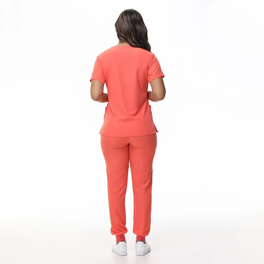 Classic Stretch Quick-Dry Medical Scrub Set
