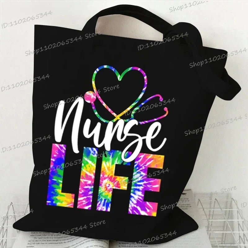 Nurse Life Canvas Tote Bags- Everyday Essential
