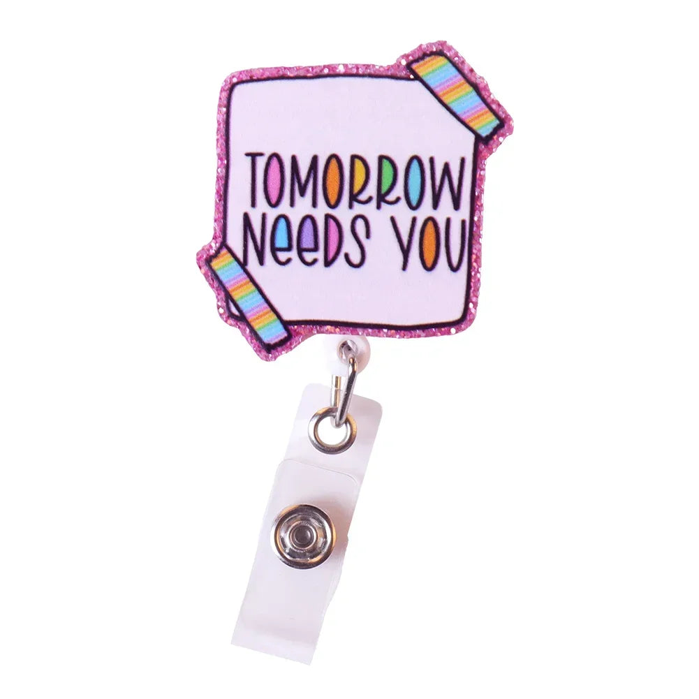 Cute Nurse Badge Reels/ Retractable ID Holder