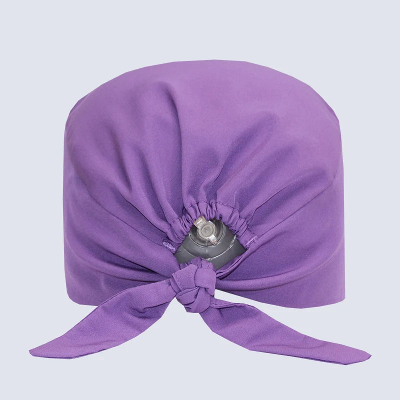 Comfort Fit Scrub Cap/Adjustable, Soft Stretch & Button Ear Relief
