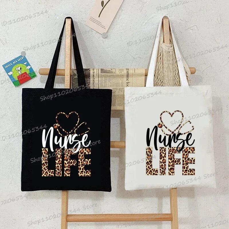 Nurse Life Canvas Tote Bags- Everyday Essential