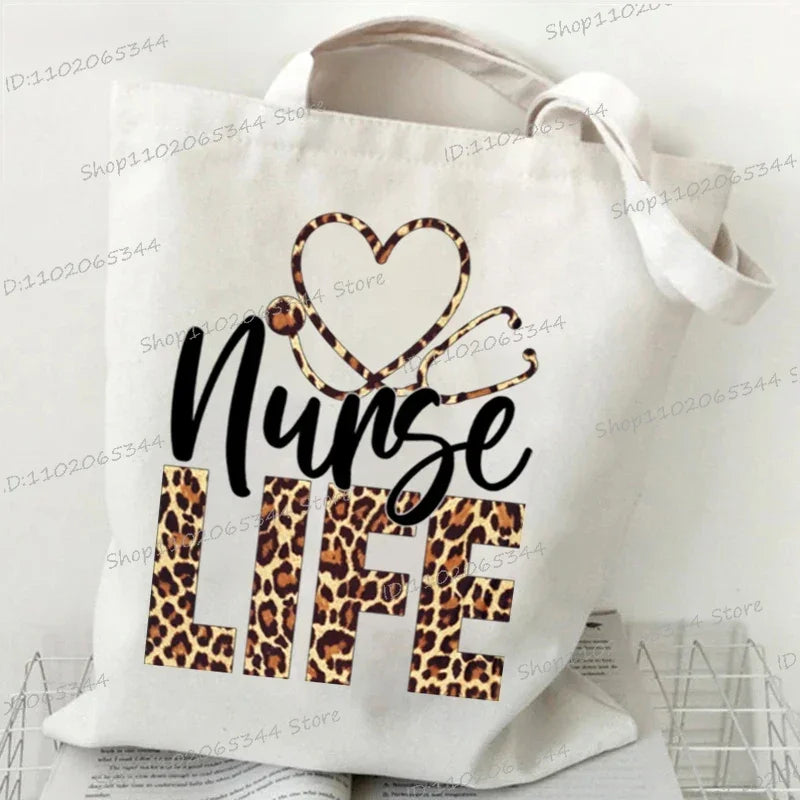 Nurse Life Canvas Tote Bags- Everyday Essential