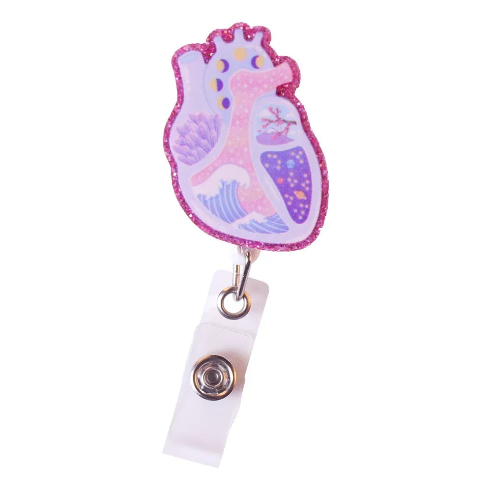 Cute Nurse Badge Reels/ Retractable ID Holder