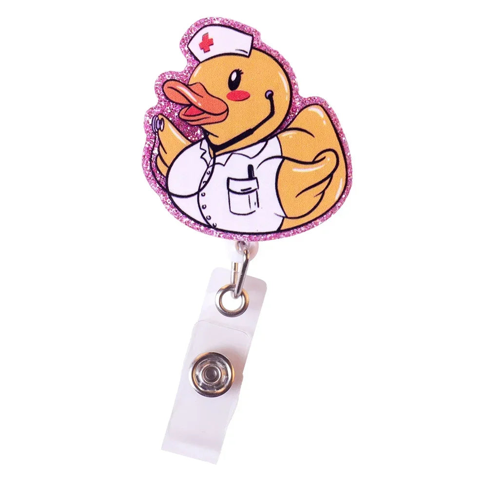 Cute Nurse Badge Reels/ Retractable ID Holder