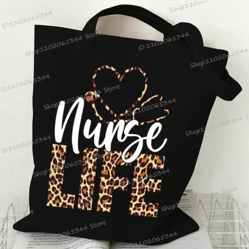 Nurse Life Canvas Tote Bags- Everyday Essential
