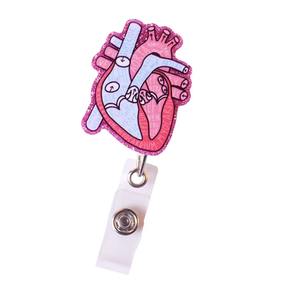 Cute Nurse Badge Reels/ Retractable ID Holder